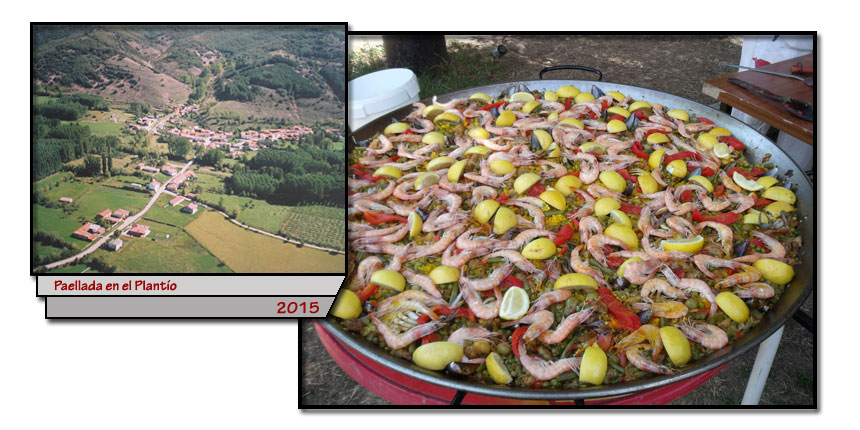 Paellada en el plantío